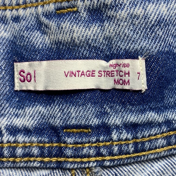 SO vintage stretch high rise mom jeans - Picture 5 of 10